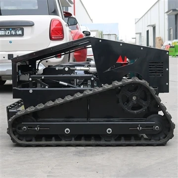 Vikšrinė vejapjovė Hibridinis vejos pjovimo robotas gali valdyti vejapjovę iš...